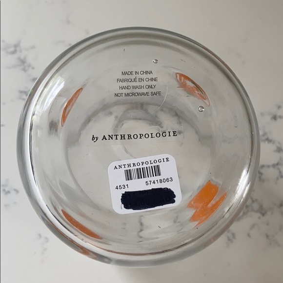 Anthropologie 🎃Harvest Pumpkin Juice Glasses - Picture 12 of 16